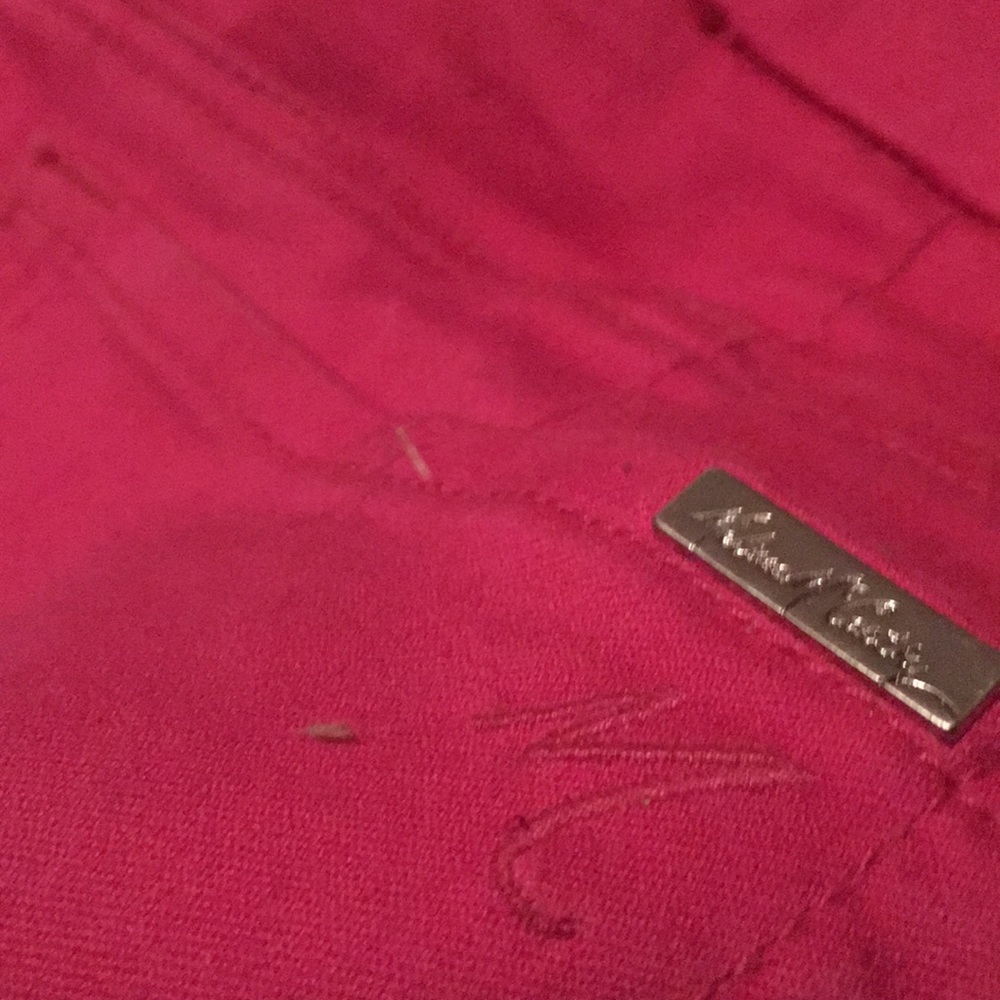 Pink Melissa McCarthy Seven 7 capris